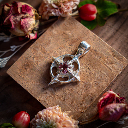 Nyx Amethyst | Fine Silver Pendant