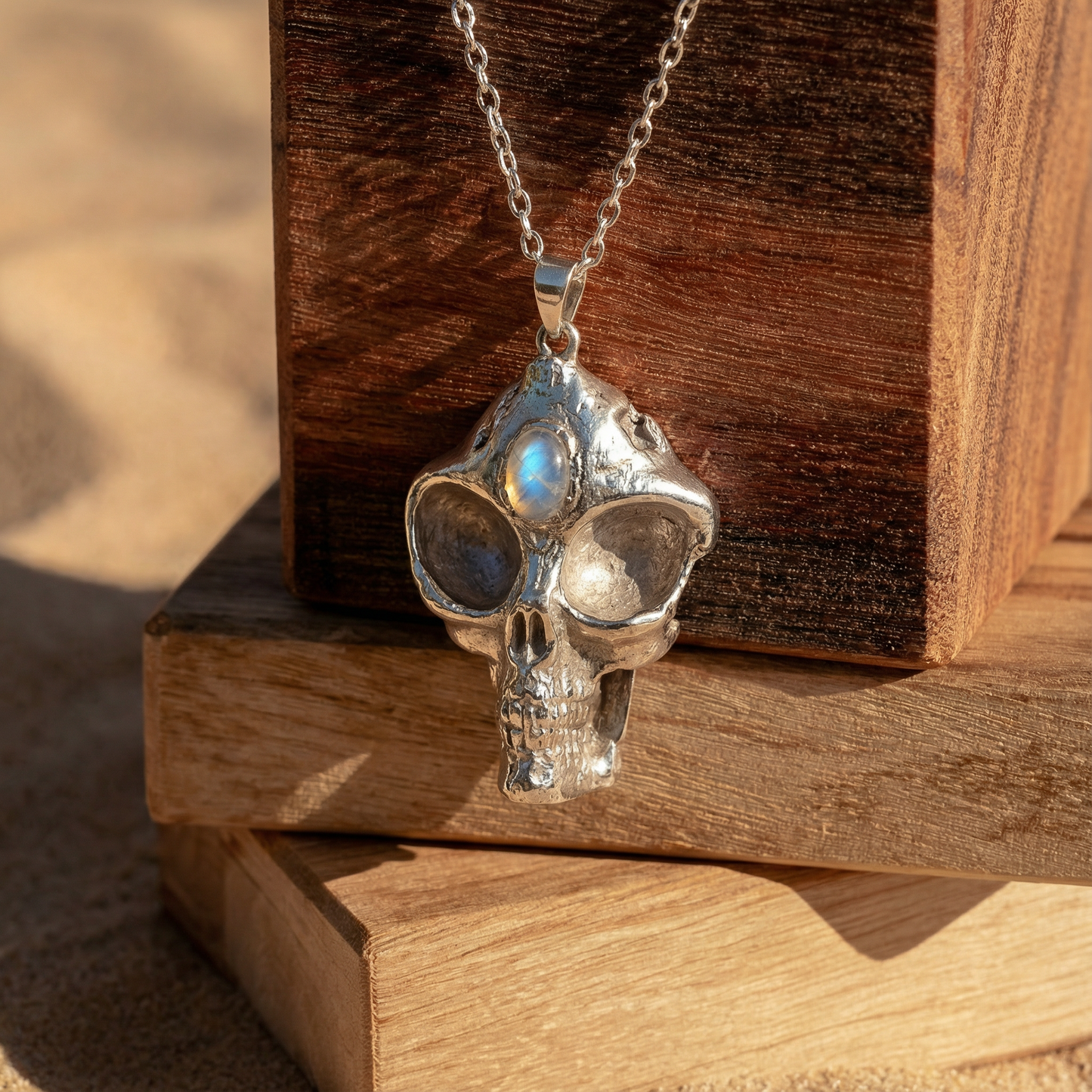 Anima Moonstone | Fine Silver Pendant