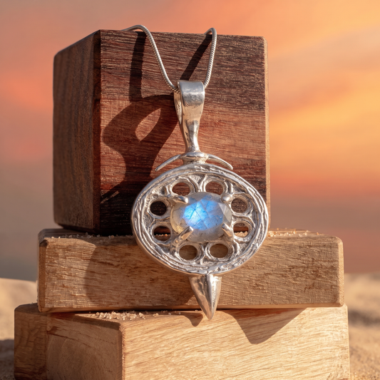 Boudica Labradorite | Fine Silver Pendant