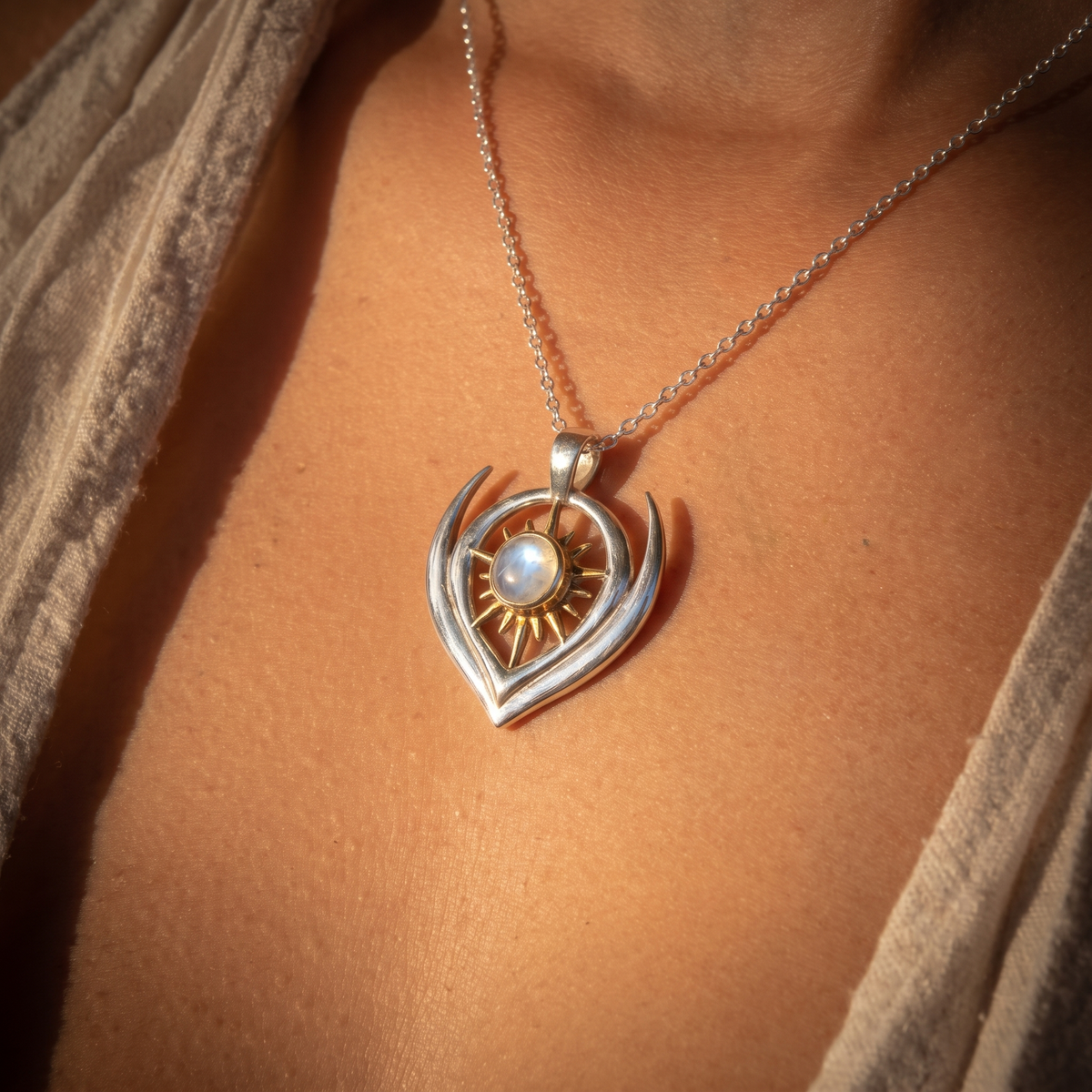 Soluna Moonstone | 925 Silver Pendant